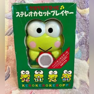 Sanrio Keroppi “headphone stereo” Cassette Player